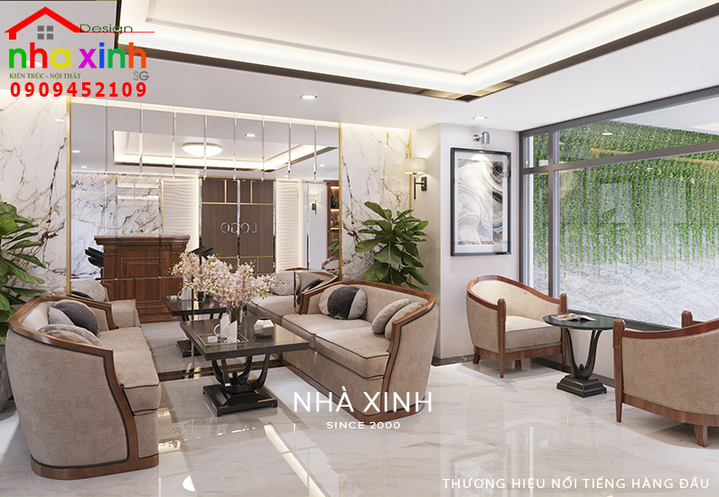 Thiết Kế Nội Thất Nhà Kết Hợp Văn Phòng | Ông Hương | NT-230